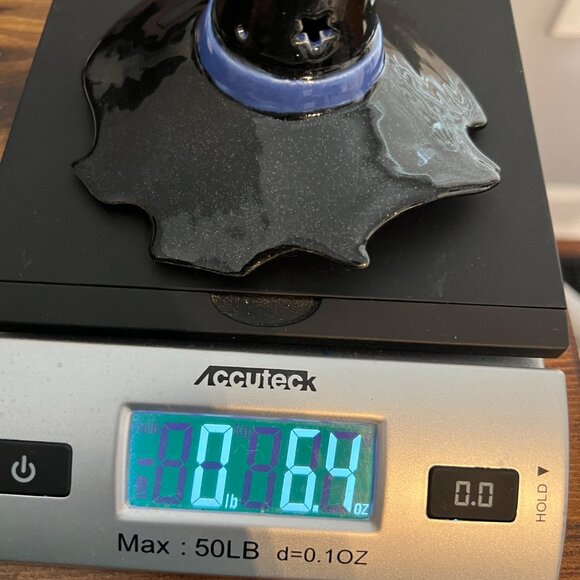 Ceramic Clay Art Handmade Witch Hat Luminary Gothic Home Decor Halloween - Picture 9 of 9